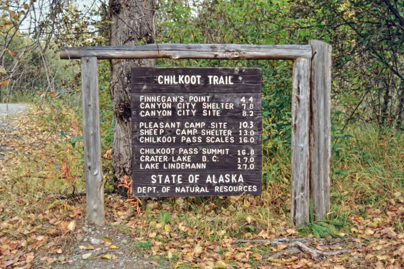 Start of the Chilkoot Trail, Dyea, Alaska